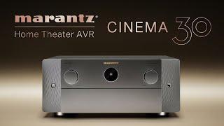 FIRST LOOK! Marantz CINEMA 30 Flagship Home Theater Receiver | 11.4 Channels w/ Dirac Live Support!