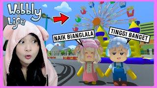 Aku dan Abangku Naik Bianglala Terbesar di Taman Bermain Wobbly Life! @bangboygamingYT