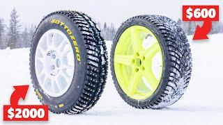 $600 Winter Tires vs $2000 WRC Rally Tires