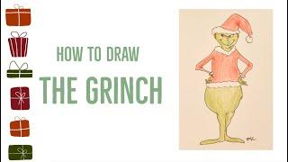 How to draw | The Grinch | Christmas Theme