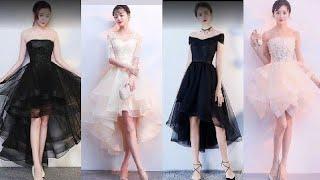 Excellent Short Party Prom dresses // Black And white cocktailDress For Teenagers girls  //.