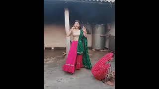 Indian village girl dance