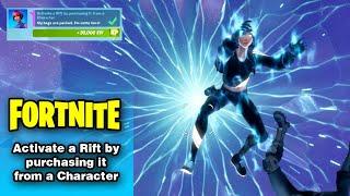 Activate a Rift by purchasing it from a Character - Week 14 Epic Quest Fortnite