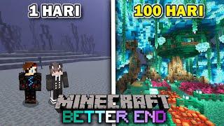 100 Hari di Minecraft tapi THE BETTER END ONLY️️The end Only️️