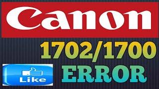 Canon GM4070 Support code 1702 Fixed// Canon printer 1700 Error Solve.