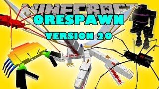 ORESPAWN MOD UPDATE v20 - The king, Giant robot spider, Crabs - MINECRAFT MOD Review 1.6.4 Español