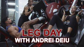 BRUTAL LEG DAY WITH @AndreiDeiu