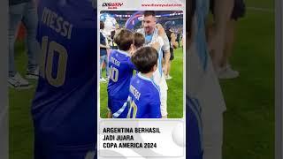 Argentina Berhasil Jadi Juara Copa America 2024 #argentina