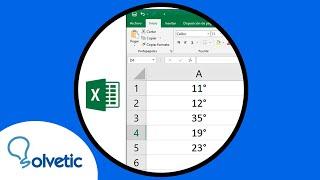 ️ How to insert DEGREE SYMBOL in EXCEL 2019 or 2016