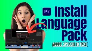 Fixed  Adobe Speech to Text Language Pack Failed to Install in Adobe Premiere Pro