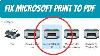 How to Fix Microsoft Print to PDF Not Working Issue in Windows 11 [Easy]