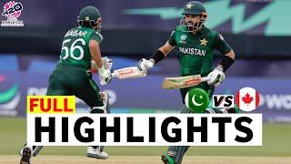 Pakistan vs Canada ICC T20 World Cup 2024 Match Highlights | PAK vs CAN Highlights