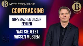 Das machen 99% aller Nutzer bei Cointracking falsch! ( Cointracking verstehen. ) Steuer Tutorial