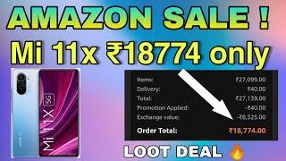 Mi 11x 5G only @ 18774 | Amazon great Indian sale mobile deals | BSTECHY