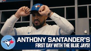 BEHIND THE SCENES: Anthony Santander joins the Toronto Blue Jays!