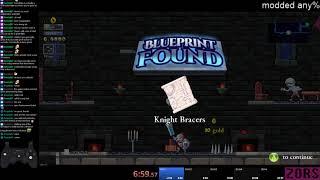 TLoZ mod any% speedrun World Record in 22:41 [Rogue Legacy]