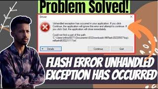Mi Flash Tool Error unhandled exception has occurred in your application| Error Solved