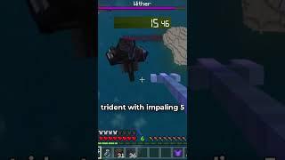 i beat the bedrock wither in 32 seconds