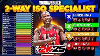 BEST TWO WAY ISO SPECIALIST BUILD on NBA 2K25 - BEST PG BUILD 2K25