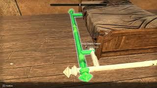 ESO how to use the precision housing editor to make a four-poster bed