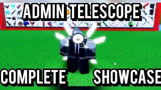 Admin Telescope Showcase (SUPER BOX SIEGE DEFENSE)