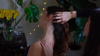 ASMR ️ Improved Quality ️ Light Touch Massage, Tingly Whispers, Scalp Play and Micro-Attention