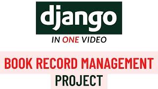 Library Management System | CRUD Project | Django in One Video