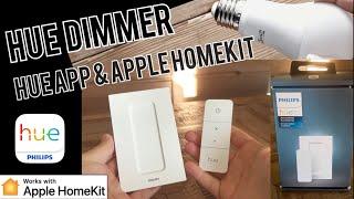 How to Setup Philips Hue Dimmer V2 - Hue App&HomeKit - Button Triggers - Control any HomeKit device!