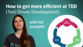 How to get more efficient at TDD (Test-Driven Development)? - Tutorial with full example #java