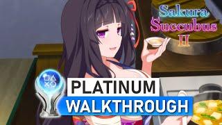 Sakura Succubus 2 - Platinum Walkthrough 100% Guide (Easy 3 Minute Platinum)