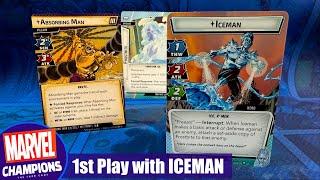 MARVEL CHAMPIONS - First Play with ICEMAN