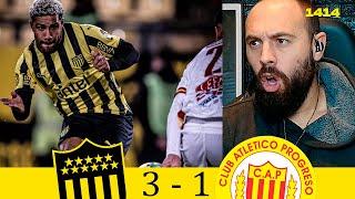 PEÑAROL : FREDDY GARCIA PEÑAROL 3 PROGRESO 1 reacción