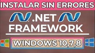 DESCARGAR e Instalar .Net Framework para Windows 10,7,8, NET FRAMEWORK 4.7.2/3.5/4.0/4.5/4.6/4.7/4.8