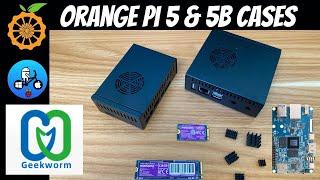 Orange Pi 5,5b NVMe cases Geekworm n505 n506