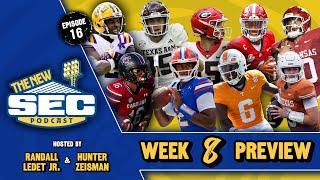 WEEK 8 College Football Preview | SEC Picks & Predictions| Bama v. Tennessee| Texas vs.UGA and More