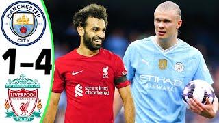 Manchester City vs Liverpool 1-4 - All Goals and Highlights - 2024  SALAH