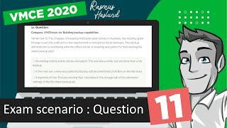 Veeam Certified Engineer - VMCE 2020 practice exam scenario: Question 11