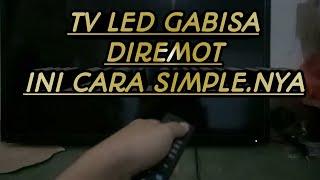 CARA MEMPERBAIKI TV LED TIDAK BISA DI REMOT POLYTRON LED TV