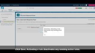 How to Add an Auto-Response Rule @salesforce