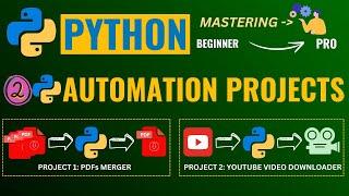 AMAZING PYTHON AUTOMATION PROJECTS FROM SCRATCH  FOR BEGINNERS (2024 - 25) 