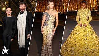 Gigi Hadid Debuts Silver Hair At Paris Gala Alongside Victoria & David Beckham, Doechii & More