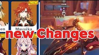 new Changed Mavuika Kit Again & New 5.3 Beta Version Genshin impact leaks