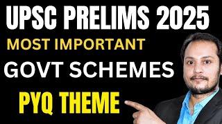 MOST IMPORTANT GOVT SCHEMES FOR UPSC PRELIMS 2025