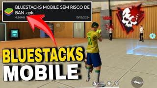 BLUESTACKS MOBILE ATUALIZADO  SENSI DO HS PEITO NA PRINCIPAL FREE FIRE ANT BAN