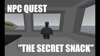 Unturned NPC quests: "The Secret Snack"