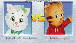 M.U.G.E.N BATTLES | Katerina Kittycat vs Daniel Tiger