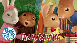 ​@OfficialPeterRabbit  - Celebrating Friends, Family & Food   #Thanksgiving Special | Cartoons for Kids