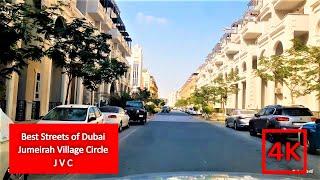 4K Best streets of Jumeirah Village Circle Dubai Episode 1 Driving around