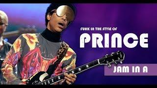Prince Style Funk Backing Track Jam in A
