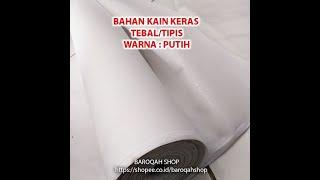 Kain Keras Tebal / Tipis Kain Keras Lem Lebar Tebal 112 cm Eceran Meteran